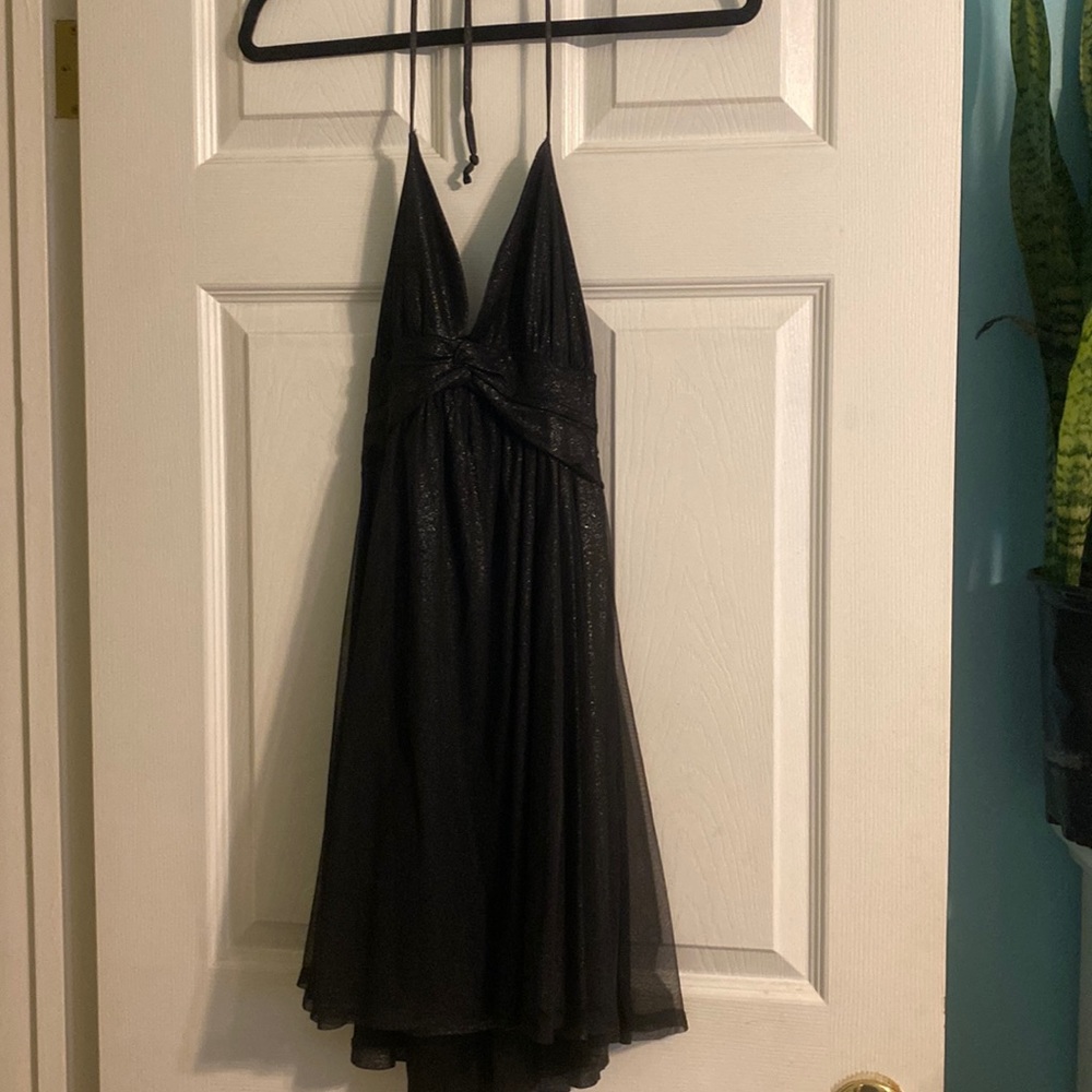 Halter sparkly dress